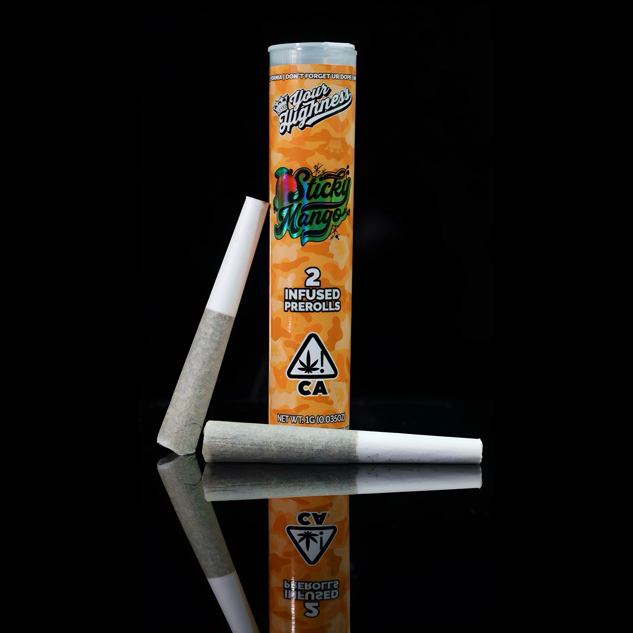 Sticky Mango – Live Hash Infused Pre-Rolls (2 Pack) – YourHighness