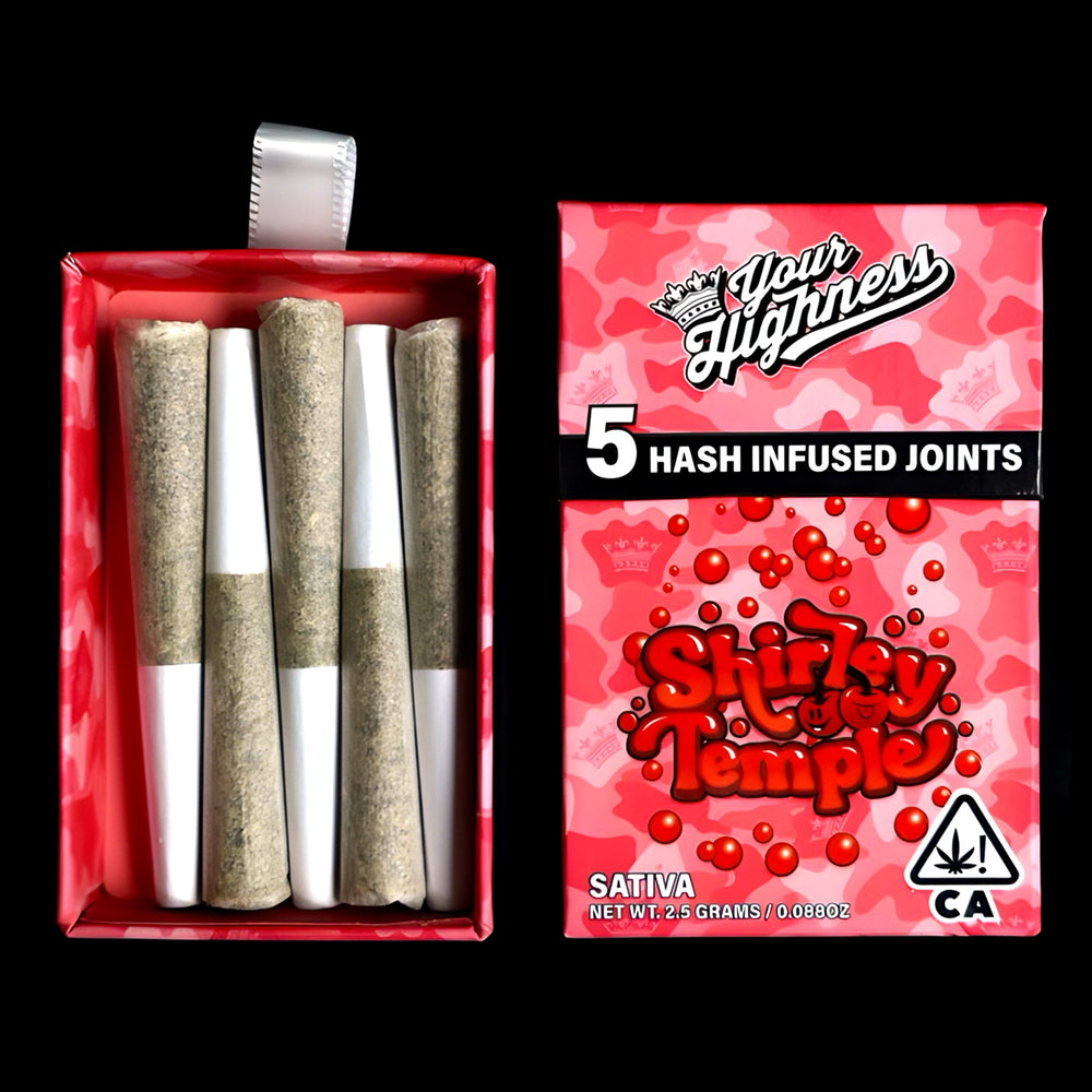 Shirley Temple – Live Hash Infused Pre-Rolls (5 Pack)