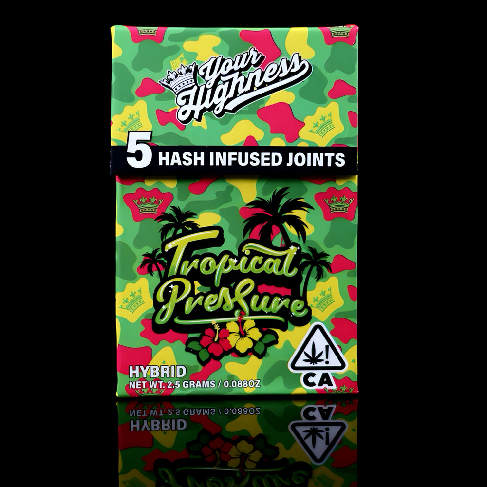 Tropical Pressure – Live Hash Infused Pre-Rolls (5 Pack)