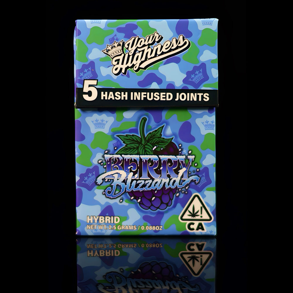 Berry Blizzard – Live Hash Infused Pre-Rolls (5 Pack)