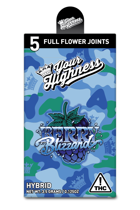 Berry Blizzard - Full Flower Preroll 5 pack