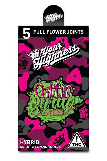Coffin Syrup - Full Flower Preroll 5 pack