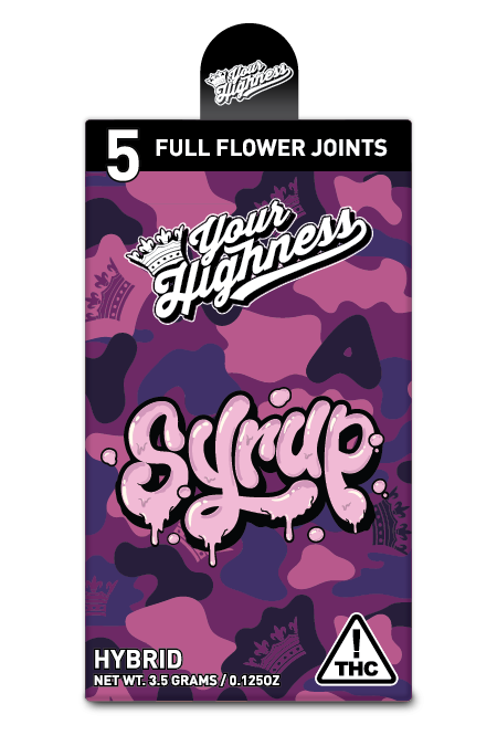 Syrup - Full Flower Preroll 5 pack