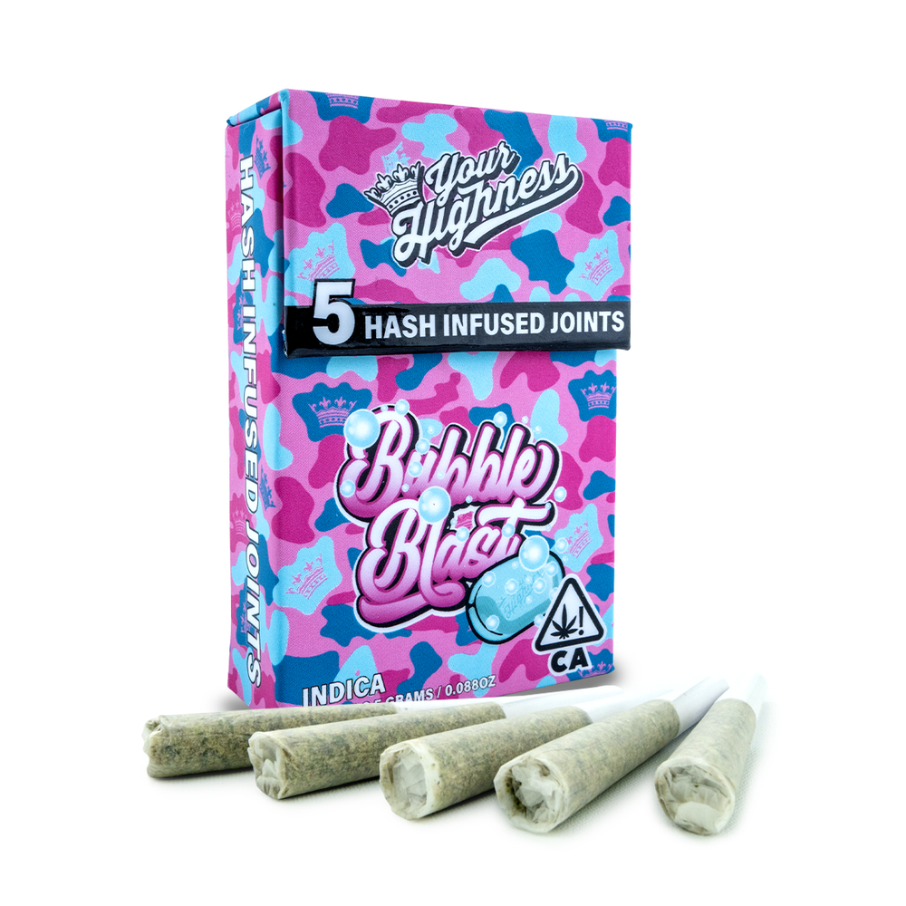 Bubble Blast – Live Hash Infused Pre-Rolls (5 Pack)