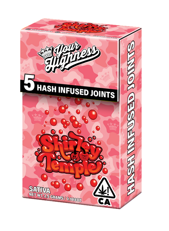 Shirley Temple – Live Hash Infused Pre-Rolls (5 Pack)